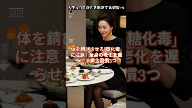 【老ける食事・若返る食事】体を錆びさせる『糖化毒』を消す黄金習慣3選#糖化対策 #AGEs #老化防止 #ベジファースト #低温調理 #血管ケア #健康習慣