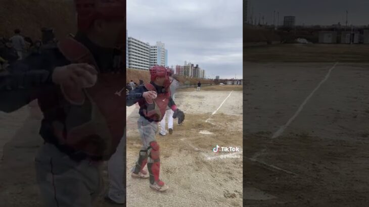 ペンシルバットで草野球通算304号ホームランを放つ糖尿病患者 #おすすめ #おすすめにのりたい #fyp