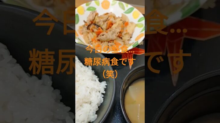 糖尿病食の昼食…#男性乳がん#ステージ3b#shorts#癌サバイバ#糖尿病