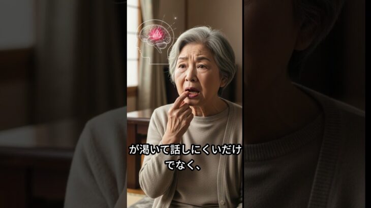 【衝撃】口の中が乾く人は要注意！糖尿病・脳梗塞リスクが上がる“危険なサイン”4つ