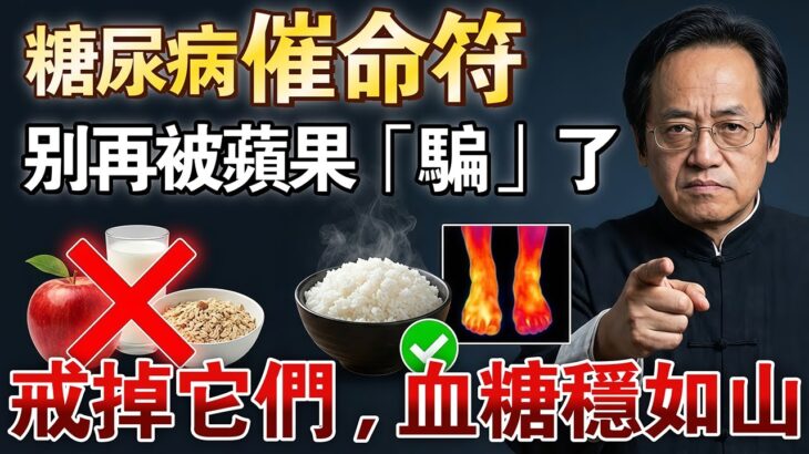 糖尿病患者的「催命符」！別再被「蘋果養生」騙了，中醫揭秘：這5類食物不戒，打胰島素也難救！#倪海廈 #糖尿病飲食 #中醫養生 #經方治大病 #白米飯 #胰島素