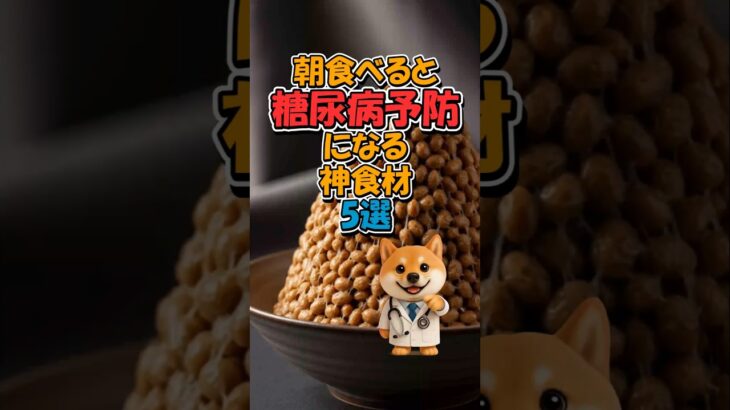 朝食べると糖尿病予防になる神食材5選 #糖尿病予防 #血糖値対策 #朝食習慣 #食事改善