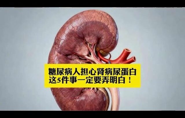 糖尿病人担心肾病尿蛋白，这5件事一定要弄明白!,健康养生,疾病治疗