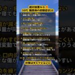 絶対放置ＮＧ‼️50代 糖尿病の初期症状10 #shorts  #健康寿命 #プチ知識 #健康