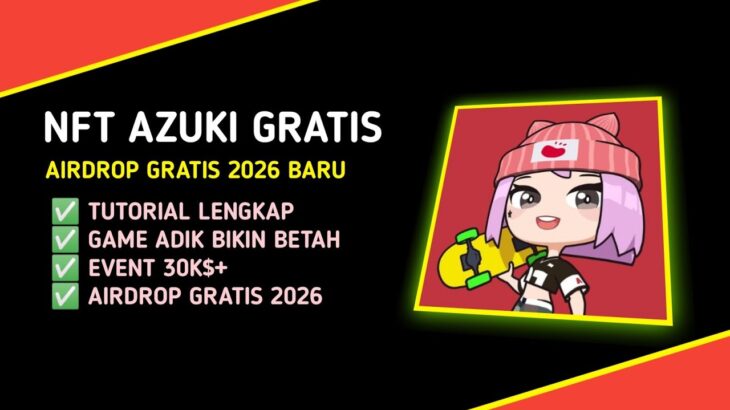 AIRDROP TELEGRAM BARU 2026 !!! AZUKI ESCAPE WEB3 GAME NFT GRATIS ||| AIRDROP GRATIS 2026
