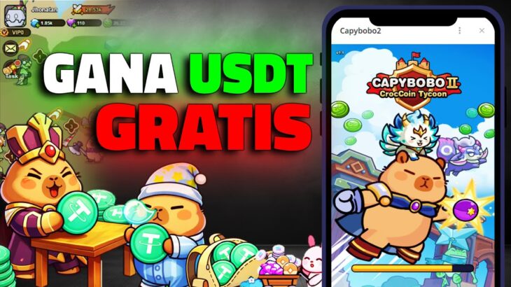🟢APURATE: Gana Dinero con Este Juego NFT | CapyBobo2 Nueva Versión