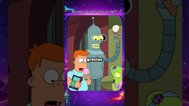 Bender se convirtio en NFT #futurama