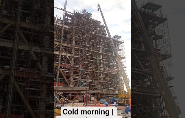 Cold morning everyone | waiting for permit | dismantle schedule | NFT lifting you higher