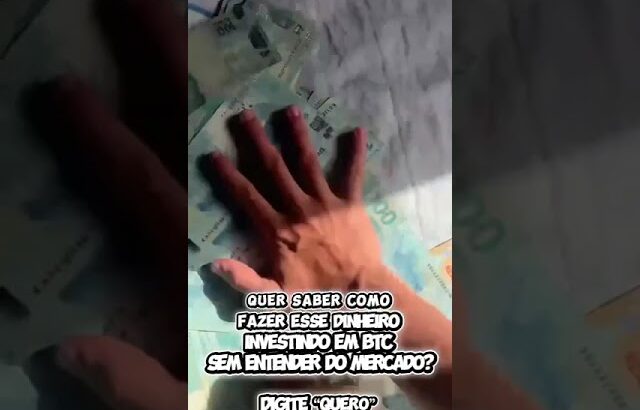 Como investir em Bitcoinde forma automática #trader #bitcoin #investimentos #btc #nft