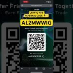 Crypto nft referral code ( AL2MWWIG ) || Crypto nft invitation code || Crypto nft link
