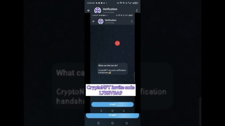 CryptoNFT NFT Registration Tutorial Video Invite code L7B2VBA9