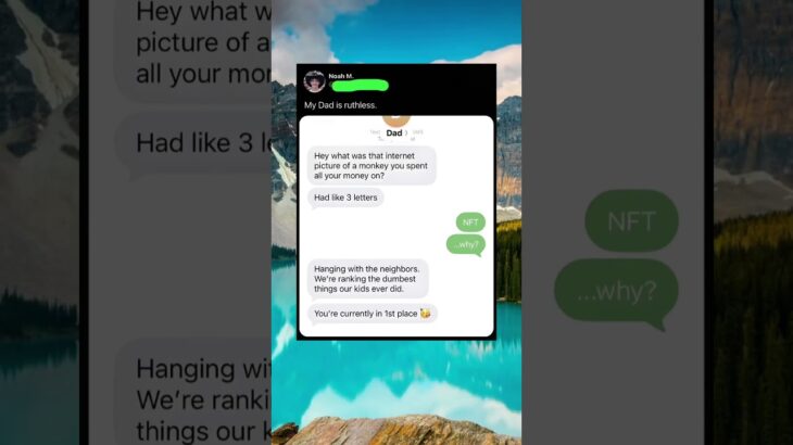 Dad Bought NFT and Ranks First in Dumbest Things 😭 #DadMoment #NFT