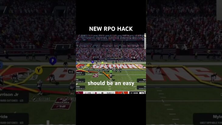 Easy RPO Touchdown in Madden #madden26 #maddenfranchise #madden #nft #football