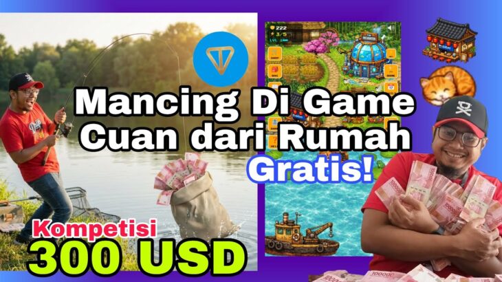 Game NFT Baru Penghasil Uang Telegram Cuan dari Rumah Mancing Ikan dapet Uang