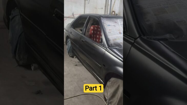 Honda City black colour painting part 1 #music #nft #nfsmostwanted #love #shorts #shortsfeed