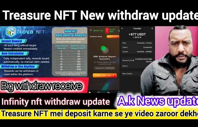 January 3, 2026 treasure NFT New withdraw update infinity nft withdraw update big withdraw receive?