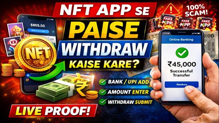 Kisi Bhi NFT App Se Paise Withdraw Kaise Kare | NFT Withdrawal Process Step By Step 2026