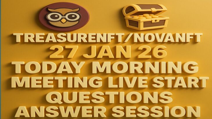 LIVE: TREASURE NFT MEETING | LATEST UPDATES AND INFORMATION