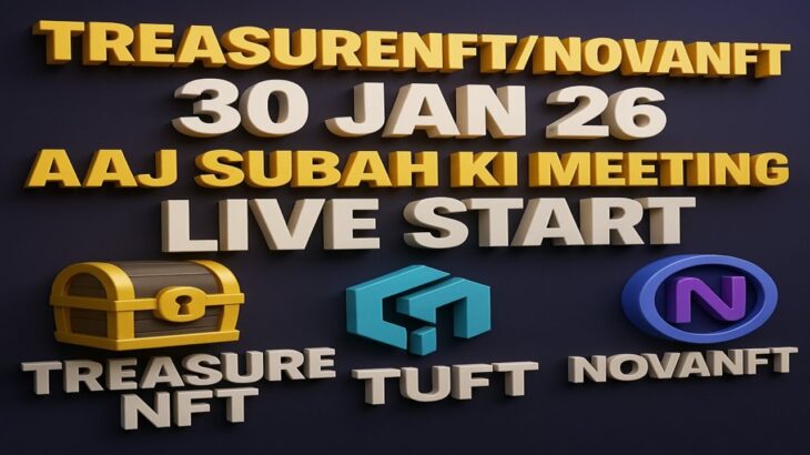 LIVE: TREASURE NFT MEETING | LATEST UPDATES AND INFORMATION