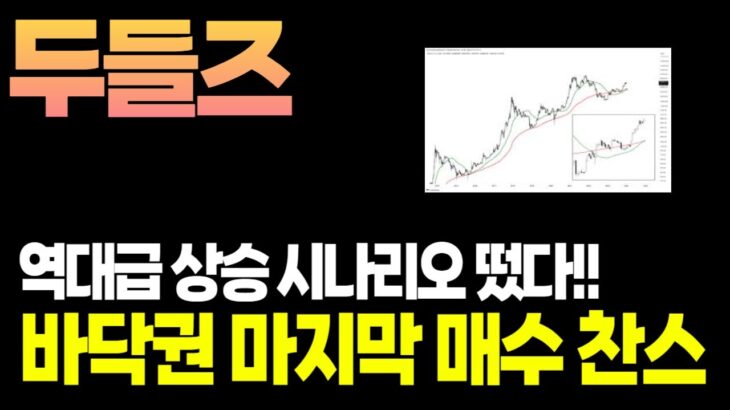 [두들즈 코인] NFT 부활의 선두주자로 역대급 상승 시나리오 가동 중!! 지금 이 바닥 가격은 다시는 오지 않을 성지가 될 겁니다