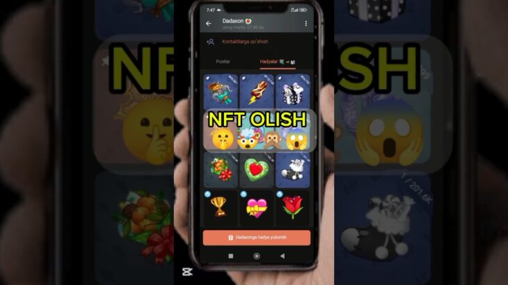 NFT nima? NFT SOTIB OLISH . NFT_FOYDAKASH TELEGRAM KANALIDA UZB SUMGA NFT OLING