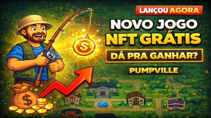🚀 NOVO JOGO NFT GRÁTIS – JÁ DÁ PRA GANHAR! | PUMPVILLE