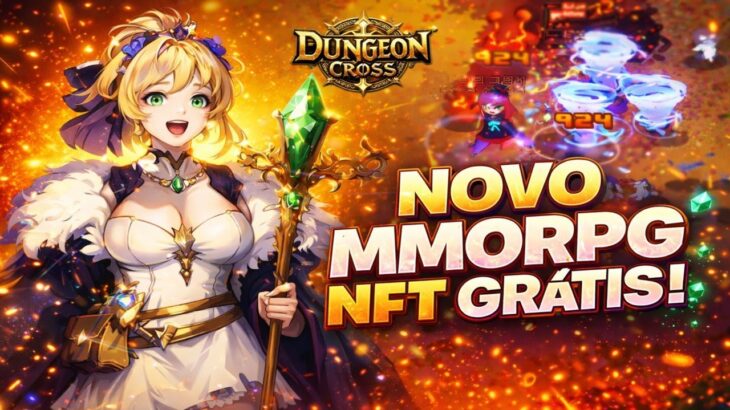 🔥 NOVO MMORPG NFT GRÁTIS! DUNGEON CROSS COM PRÉ-REGISTRO E EVENTOS INSANOS