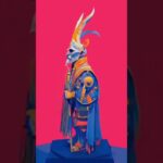 Neon Pop Art Cyber Priest #ai #aiart #aivideo #nft #shorts #mrbeast