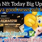 Nova Nft Today Big Update | Withdrawal Start 😱 | Blockchain Live | Treasure Nft Big Update #trending