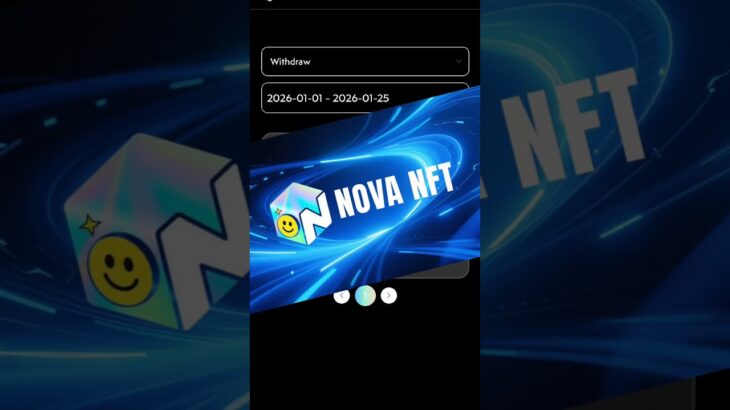 Nova Nft runing smoothly #novanft #treasurenft #treasurefun #withdrawal #nftcommunity