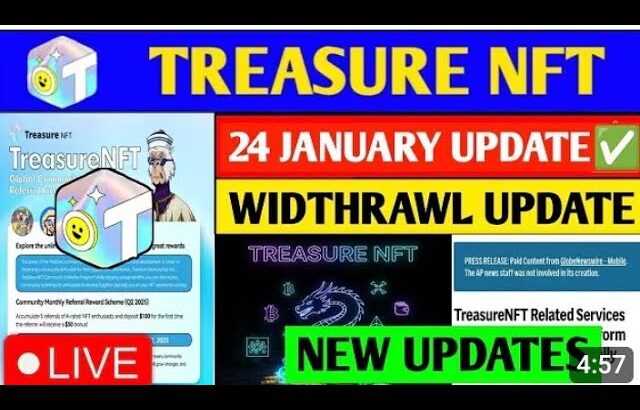 Nova nft Withdrawal Launch treasure fun withdrawal | treasure nft  latest update