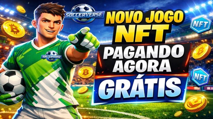 Novo Jogo NFT grátis de FUTEBOL pagando AGORA!