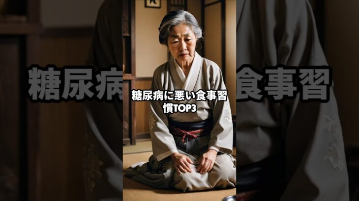 糖尿病に悪い食事習慣TOP3