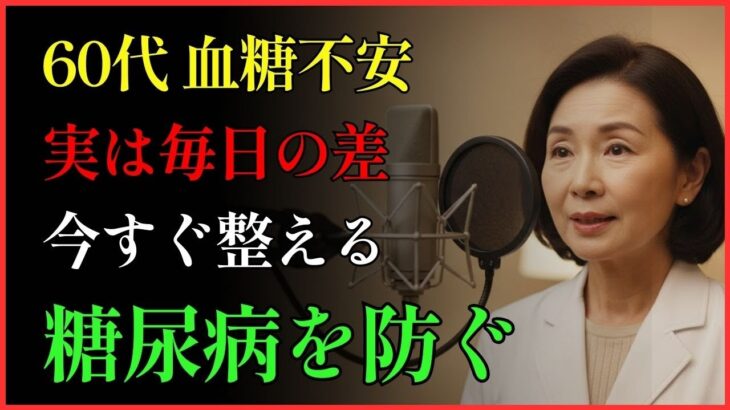糖尿病を防ぐ毎日の習慣TOP5 | 健康 | 血糖 | 生活習慣 | 老後 | オーディオブック |
