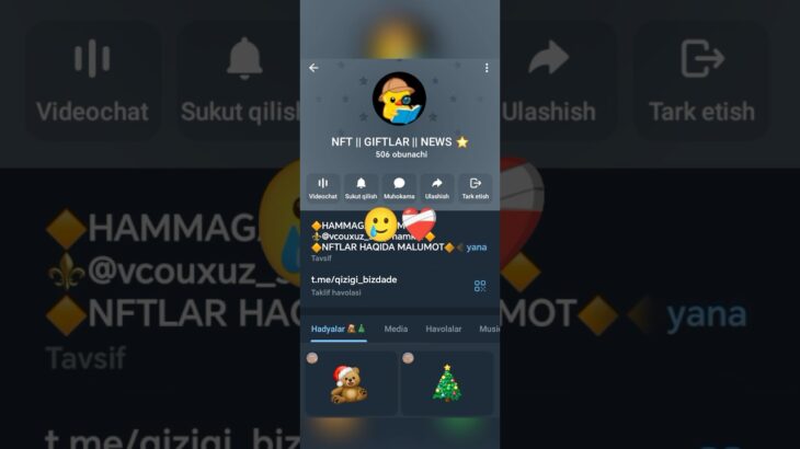 Telegram- @qizigi_bizdade #nft  #music #alone #uzbekistan #telegram #stars #freenft