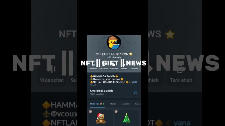 Telegram – @qizigi_bizdade #telegram #bepulstars #nft #freenft #shorts #cheap #arzonstars