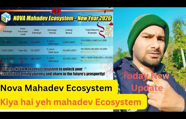 Today New Update in Treasure nft /Nova nft || Nova Mahadev Ecosystem new year launched.
