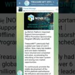 Treasure NFT Today New Update 2026. NOVA NFT Today New Update #treasurenft #novanft #shorts