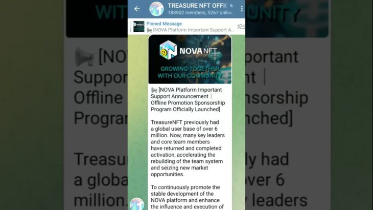 Treasure NFT Today New Update 2026. NOVA NFT Today New Update #treasurenft #novanft #shorts