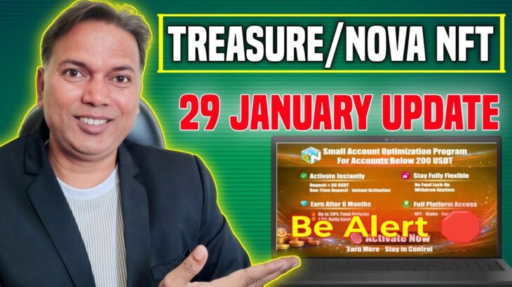 Treasure NFT//Nova NFT New Update// Be Alert 🛑//कही खुशी कही ग़म!