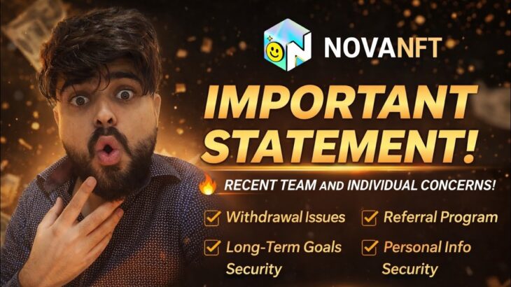 Treasure nft new update today | Nova nft withdrawal update | nova nft new update | withdrawal update