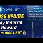 Treasure nft new update today | Treasure nft withdrawal update |nova nft new update referral reward