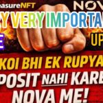 TreasureNFT  TUFT Blockchain live NOVA NFT || No Deposit || #treasurefunindia #novanft #comeback