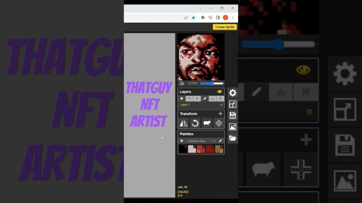 West Coast #pixelart #nft #art #shorts