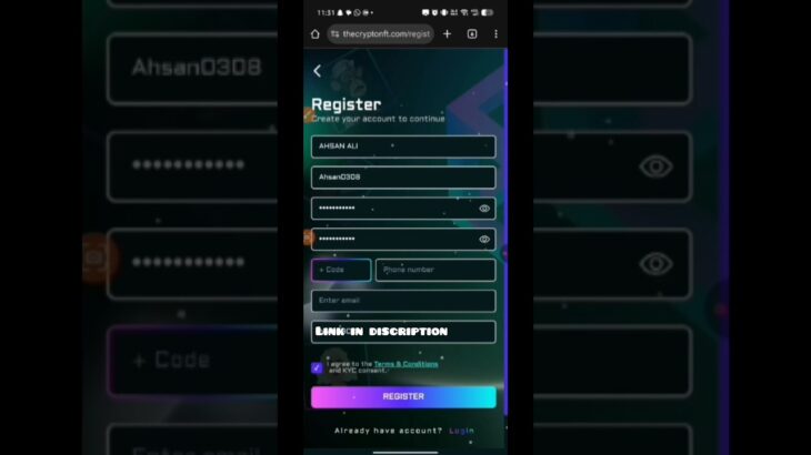 crypto nft ka account create kasa karain/crypto nft ka account kasa banain/crypto nft MN deposit kas