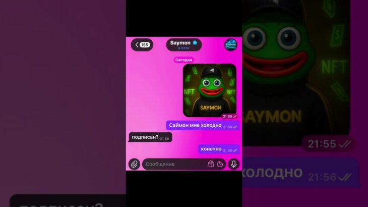 @saymonTON – Лучший тгк с раздачаей плюшек #врек #рекомендации #nft #нфт #тгподарки #подаркитг