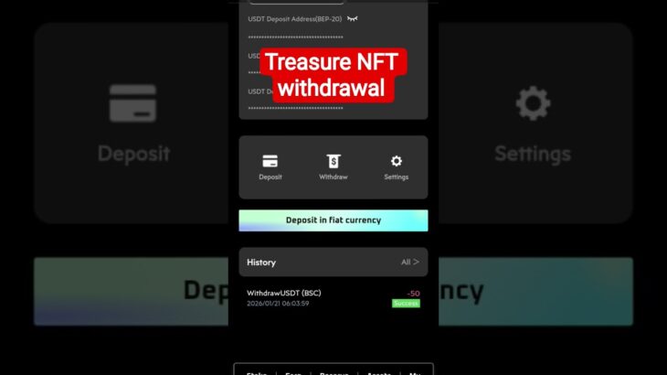 treasure NFT withdrawal update l Nova Nft withdrawal update #treasurenft