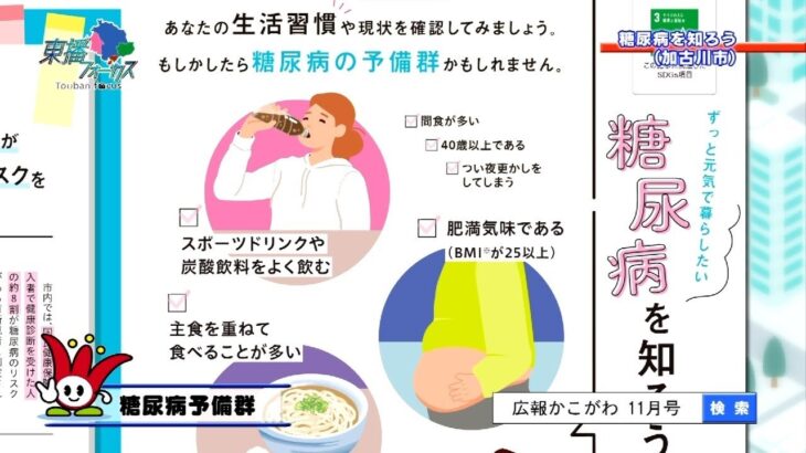 東播フォーカス「糖尿病を知ろう」