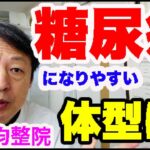 糖尿病になりやすい体型があるのを知っていますか？ 東京都杉並区久我山駅前整体院「三起均整院」